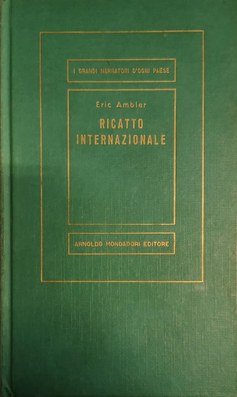 RICATTO INTERNAZIONALE. - Traduzione di Maria Luisa Bocchino.