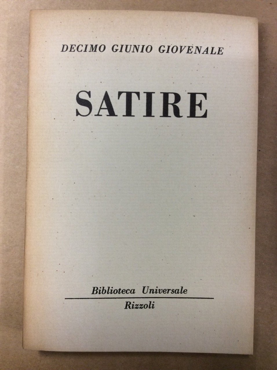 SATIRE.