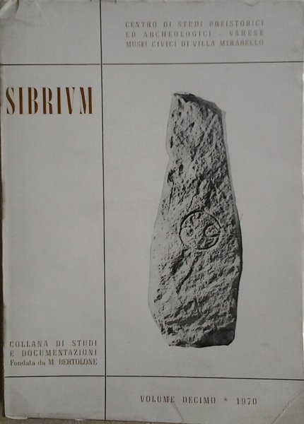 SIBRIUM. VOLUME DECIMO. 1970.