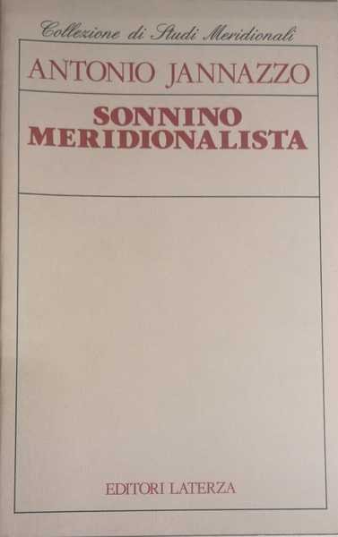 SONNINO MERIDIONALISTA. | Immagine principale