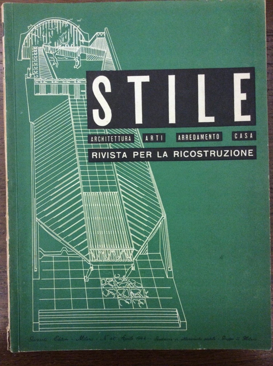 STILE. N. 40 - APRILE 1944. - Rivista per la … | Immagine principale