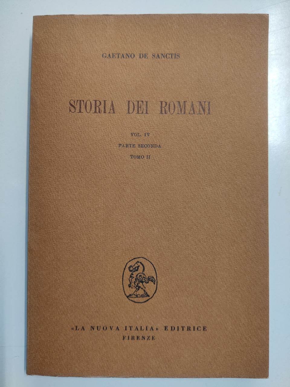 STORIA DEI ROMANI. IV - LA FONDAZIONE DELL'IMPERO. - Parte … | Immagine principale
