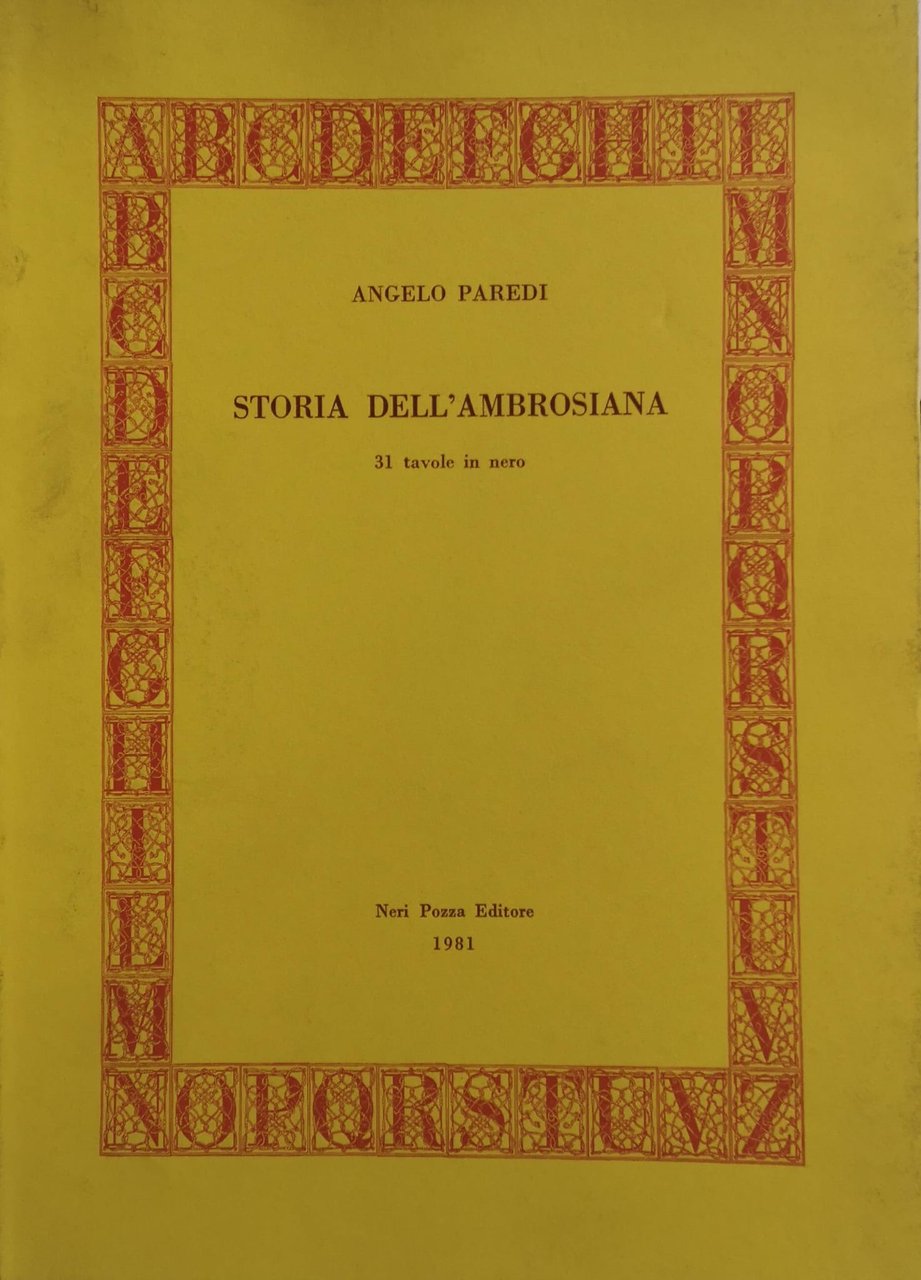 STORIA DELL'AMBROSIANA.