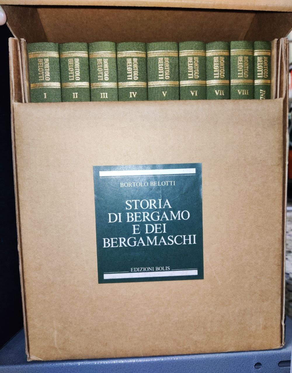 STORIA DI BERGAMO E DEI BERGAMASCHI. 9 Volumi. | Immagine principale