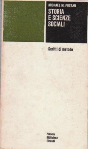 STORIA E SCIENZE SOCIALI : SCRITTI DI METODO.