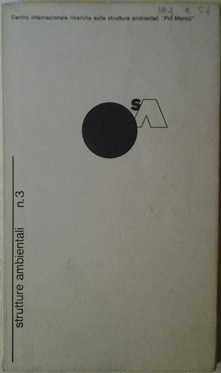 STRUTTURE AMBIENTALI. NUMERO 3.