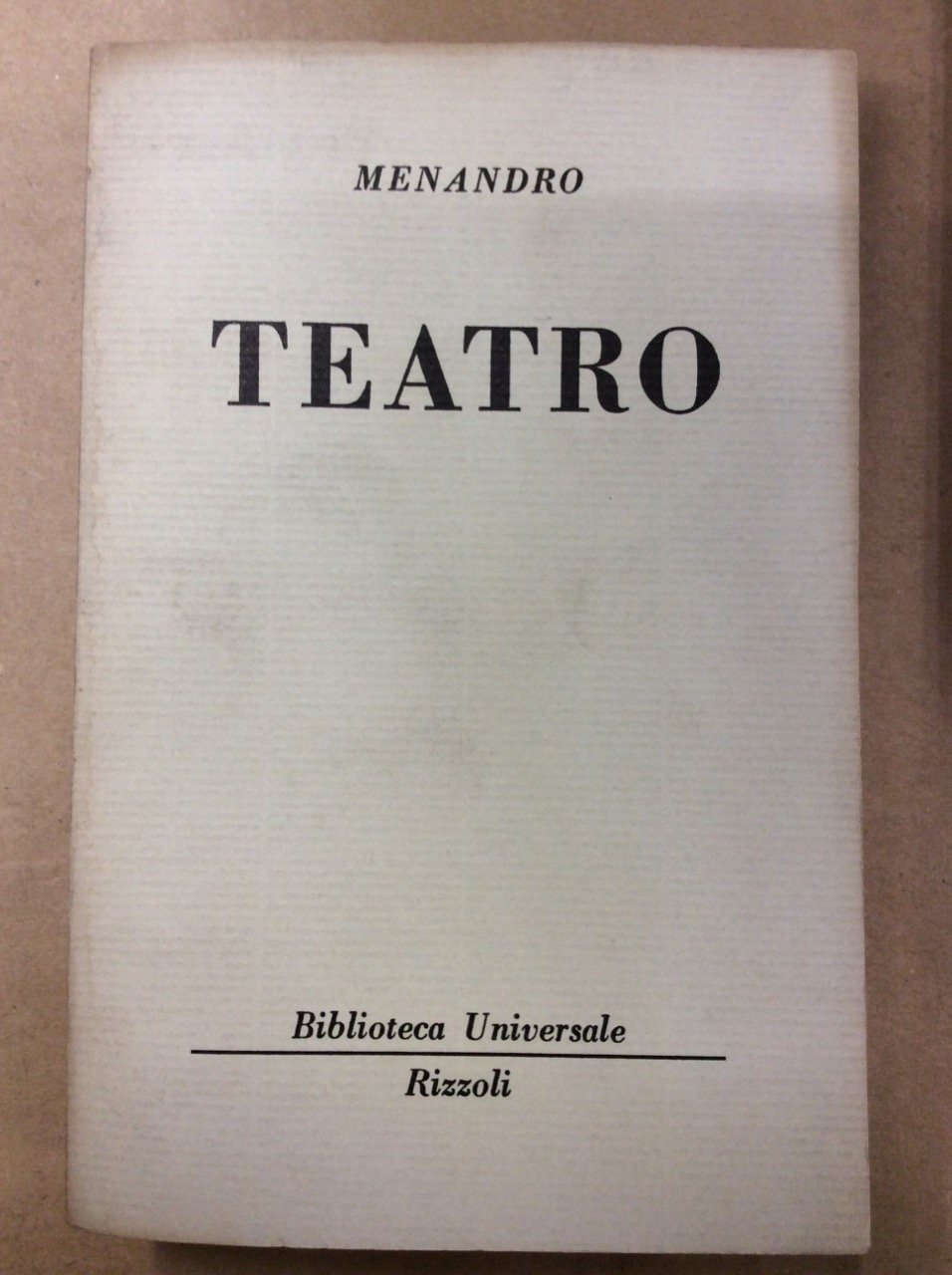 TEATRO.