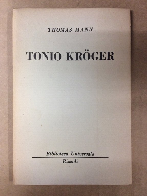 TONIO KROGER.