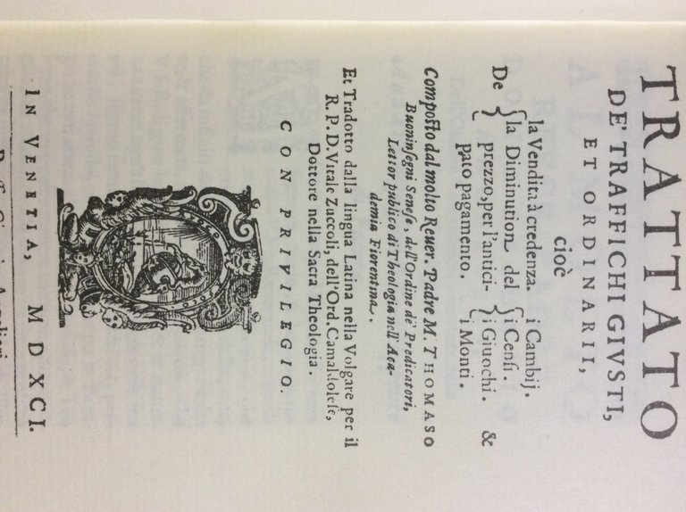 TRATTATO DE' TRAFFICHI GIUSTI ET ORDINARII. - Cioe' de la … | Immagine Gallery 3