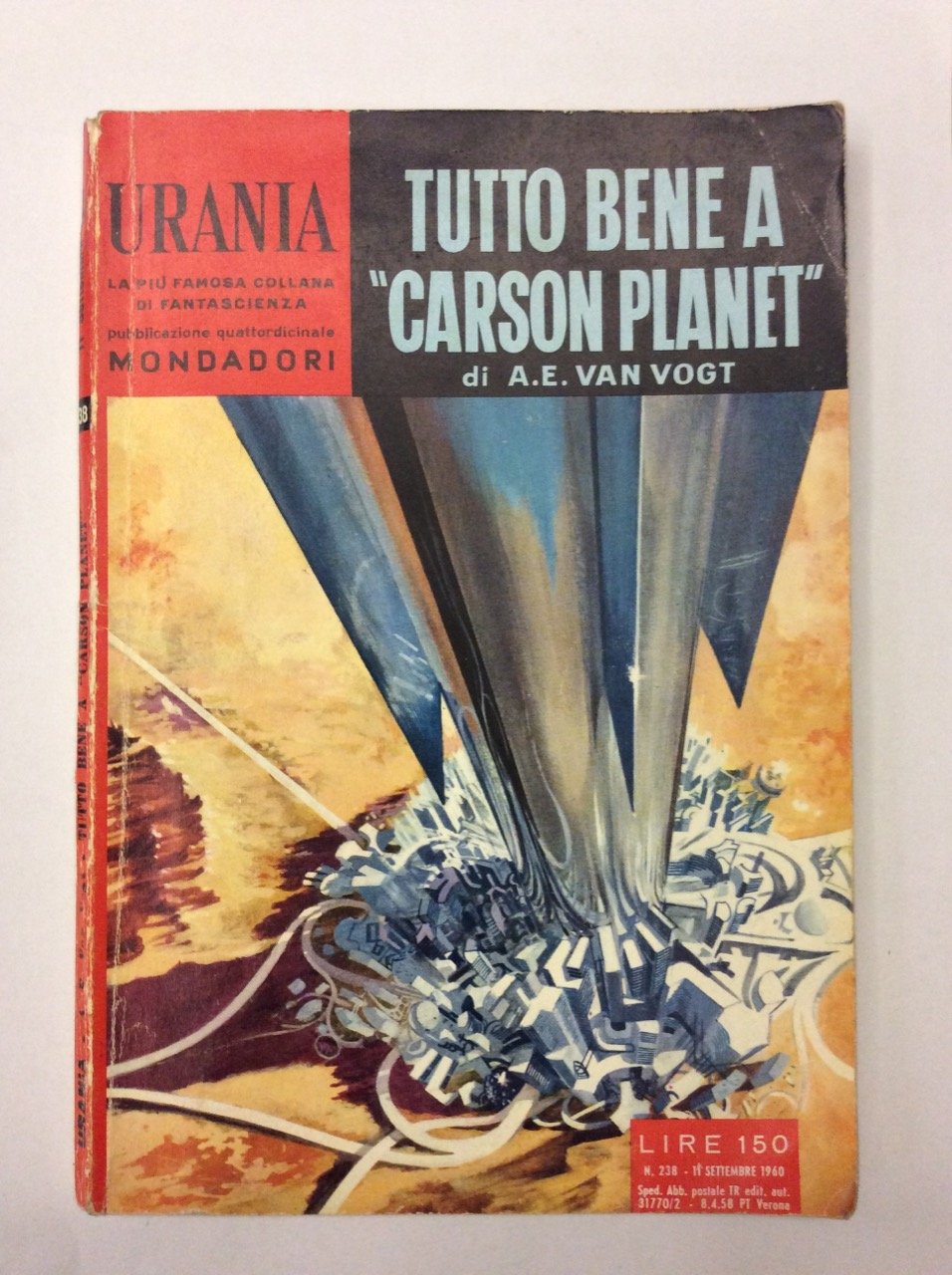 TUTTO BENE A "CARSON PLANET". - Urania Serie Rossa - … | Immagine principale