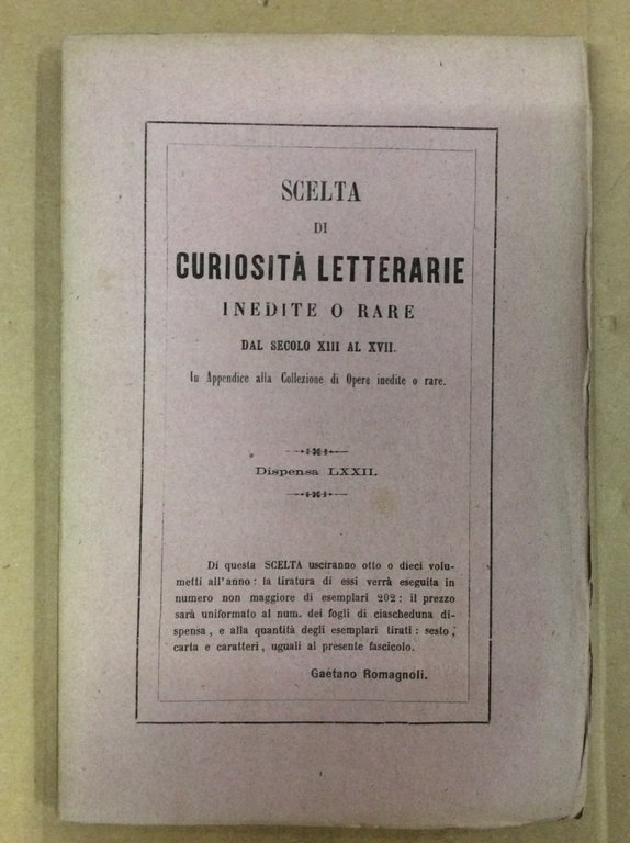 UBBIE, CIANCIONI E CIARPE DEL SECOLO XIV. - Scelta di …