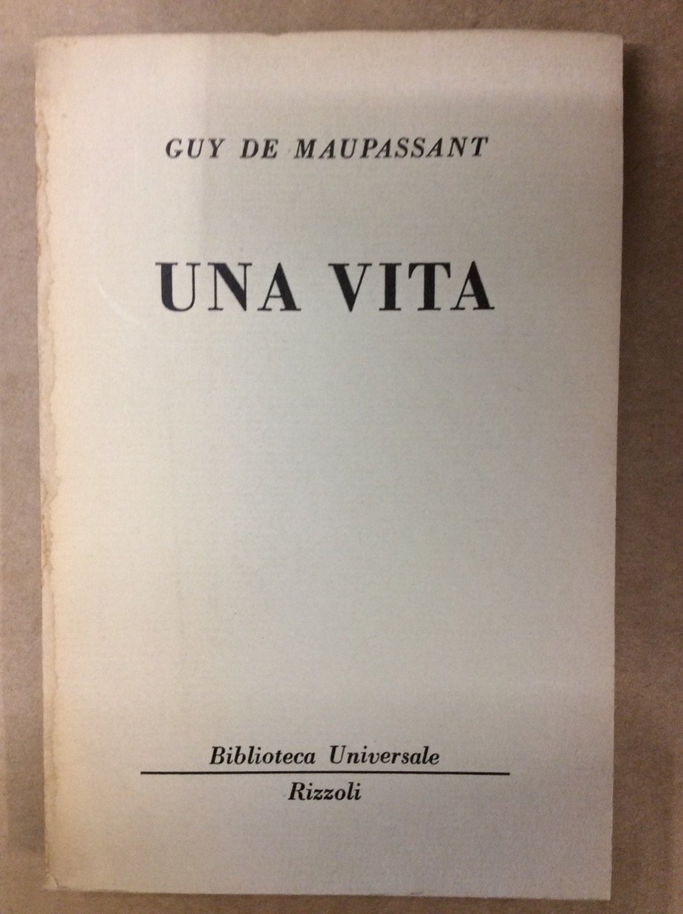 UNA VITA.