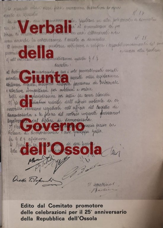 VERBALI DELLE SEDUTE DELLA GIUNTA PROVVISORIA DI GOVERNO DELLA REPUBBLICA …