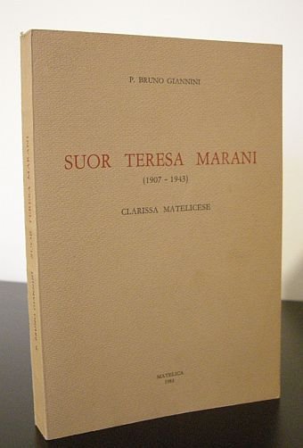 Suor Teresa Marani (1907-1943) clarissa matelicese.