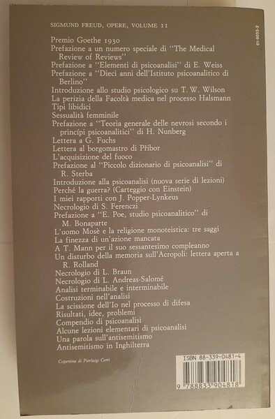 Opere 1930 – 1938. L'uomo Mosè e la religione monoteistica …