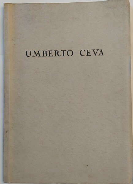 Umberto Ceva. Commemorazione tenuta il 26 Maggio 1946 da Riccardo …