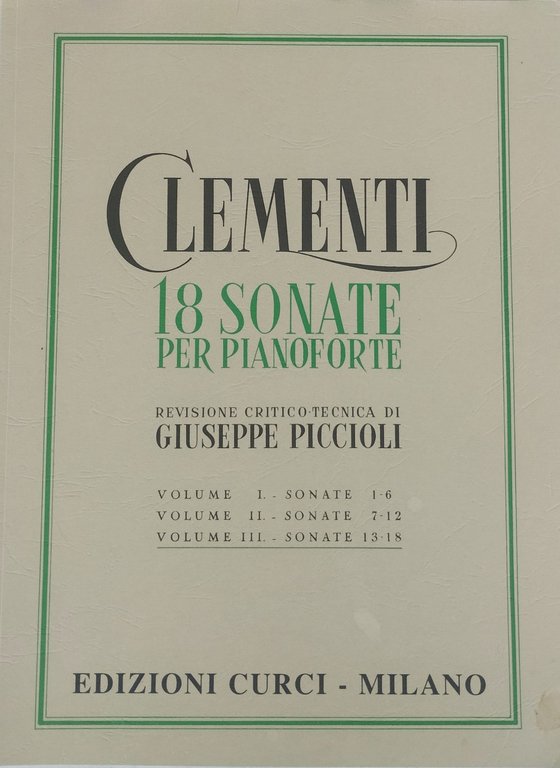 18 sonate per pianoforte. Revisione critico tecnica di Giuseppe Piccioli … | Immagine Gallery 4