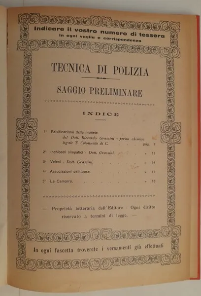 Tecnica di Polizia. Saggio preliminare | Immagine principale
