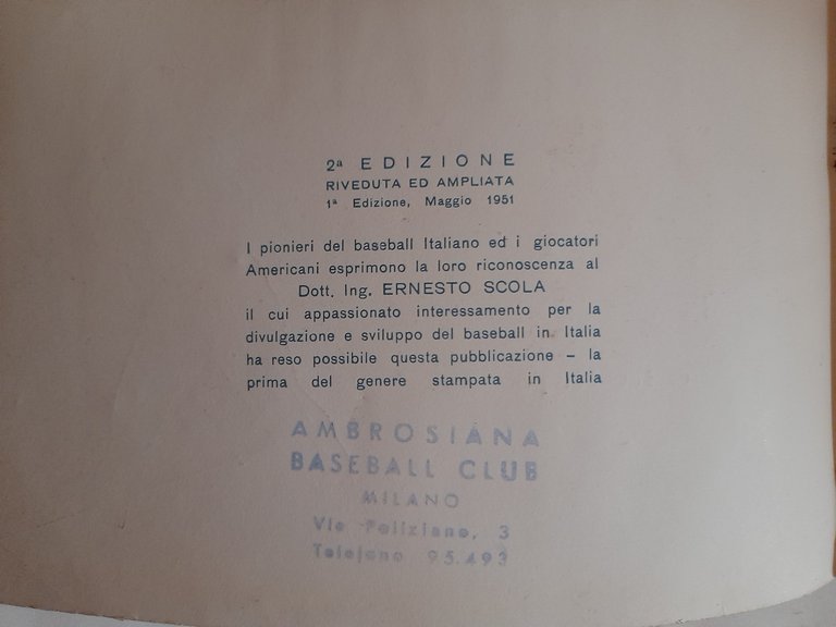 Il baseball spiegato allo spettatore