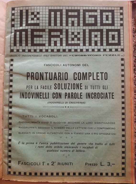 Il Mago Merlino. Prontuario completo per la facile soluzione di …