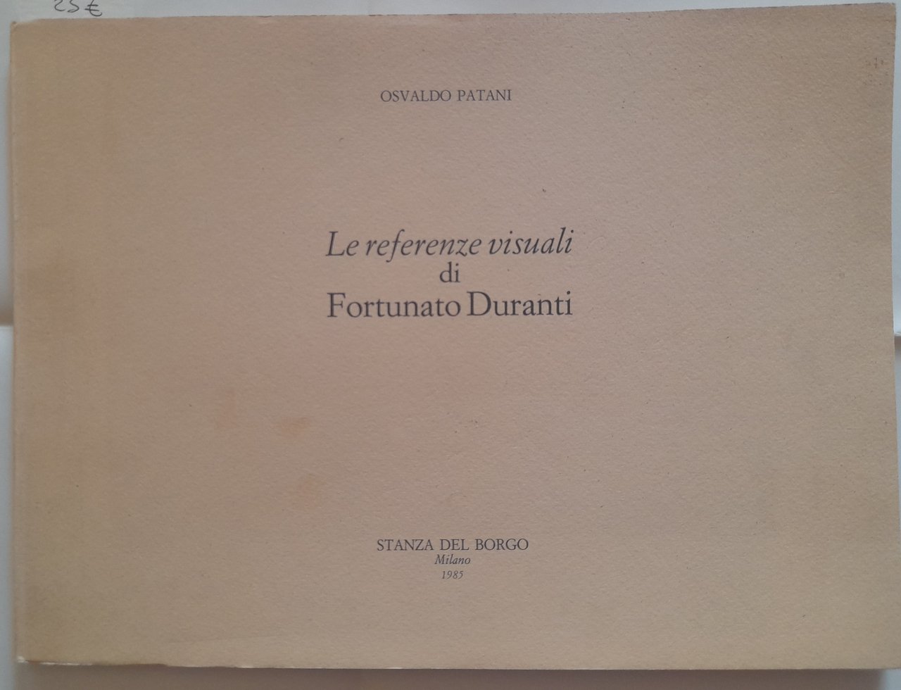 Le referenze visuali di Fortunato Duranti