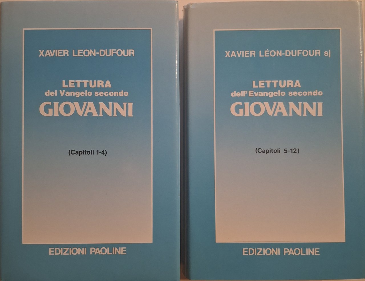 Lettura dl Vangelo secondo Giovanni - 2 volumi | Immagine principale