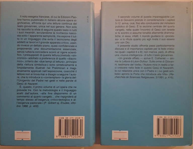 Lettura dl Vangelo secondo Giovanni - 2 volumi | Immagine Gallery 2