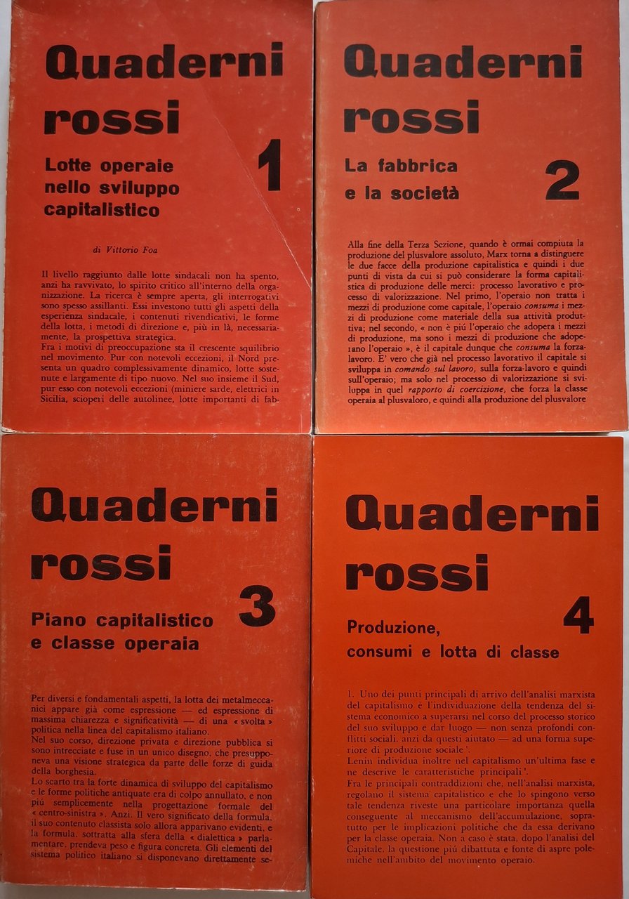 Quaderni rossi ( opera completa)