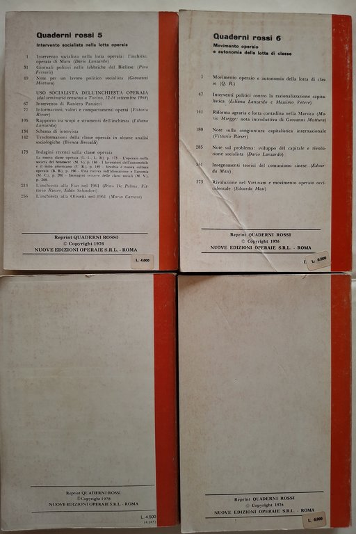 Quaderni rossi ( opera completa)