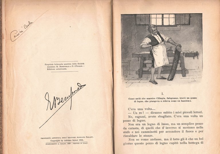 Le avventure di Pinocchio. Storia di un burattino. Illustrata da …
