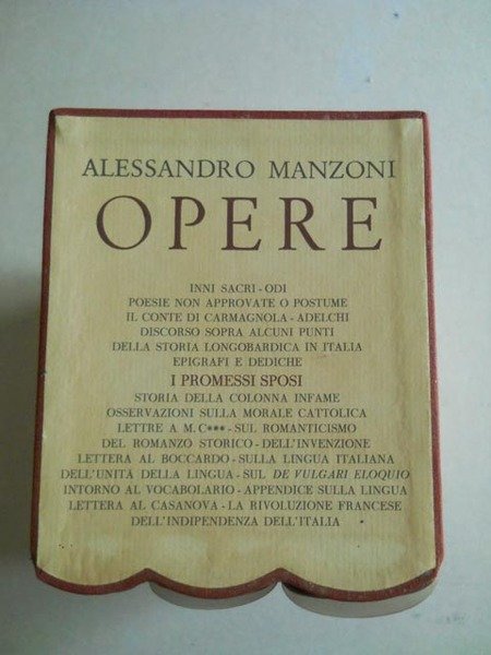 Opere. A cura di Guido Bezzola.