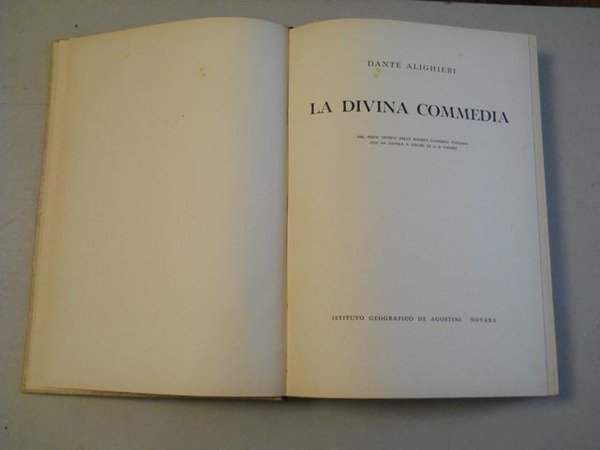 I. La Divina Commedia nel testo critico della Società Dantesca …