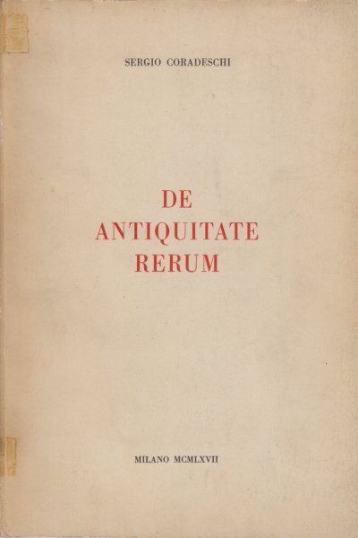 De antiquitate rerum