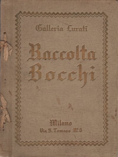 Catalogo della Vendita all'asta della Raccolta Bocchi