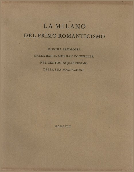 La Milano del primo Romanticismo