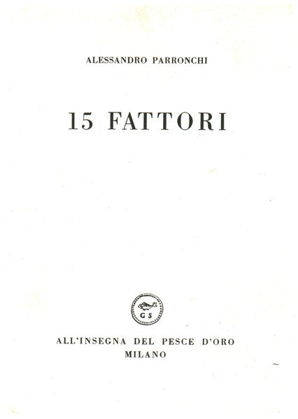 15 fattori