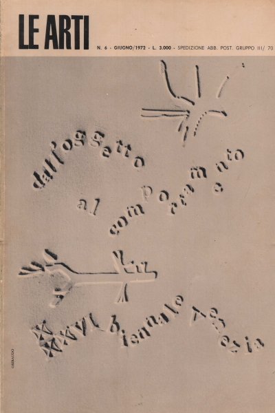 Le Arti. N. 6 - Giugno/1972