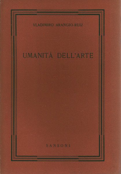 Umanità dell'arte