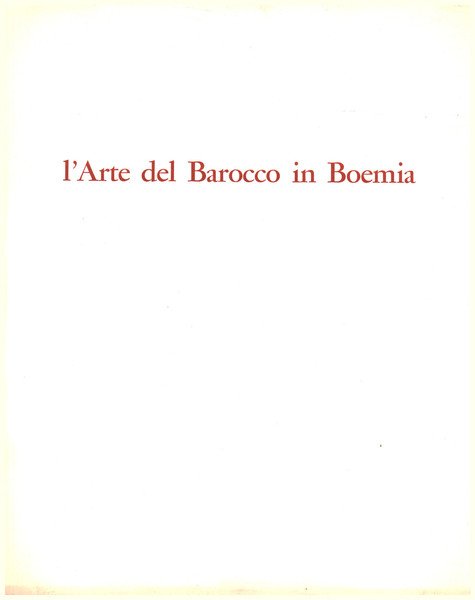 L'arte del barocco in Boemia
