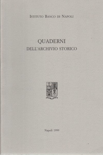 Quaderni dell'archivio storico, 1999