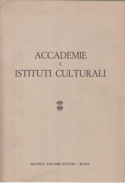 Accademie e Istituti culturali