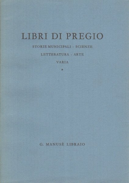 Libri di pregio