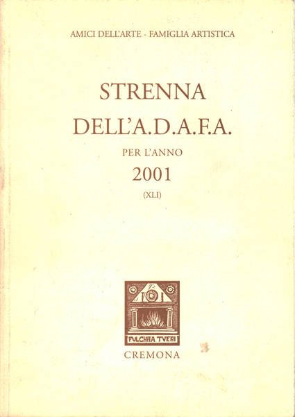 Strenna dell'A.D.A.F.A. per l'anno 2001 (XLI)