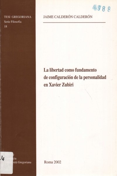 La libertad como fundamento de configuraciòn de la personalidad en …