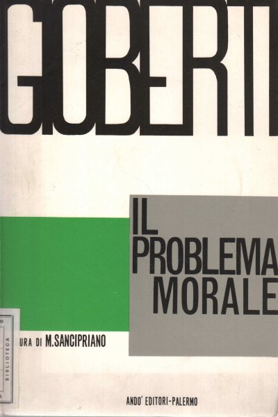 Il problema morale