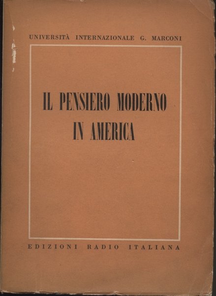 Il pensiero moderno in America