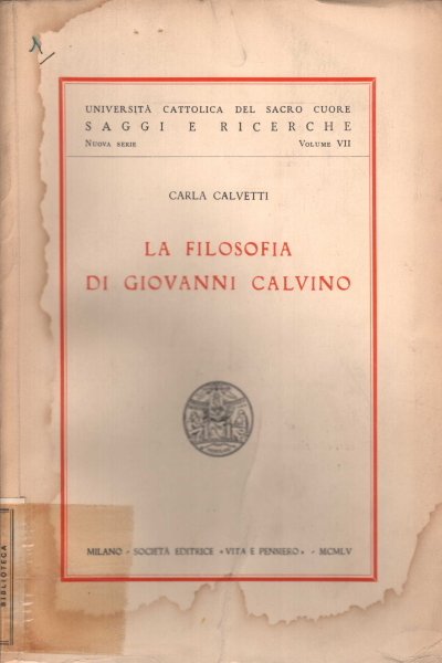 La filosofia di Giovanni Calvino