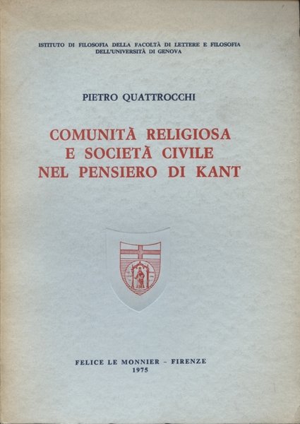 Comunità religiosa e società civile nel pensiero di Kant