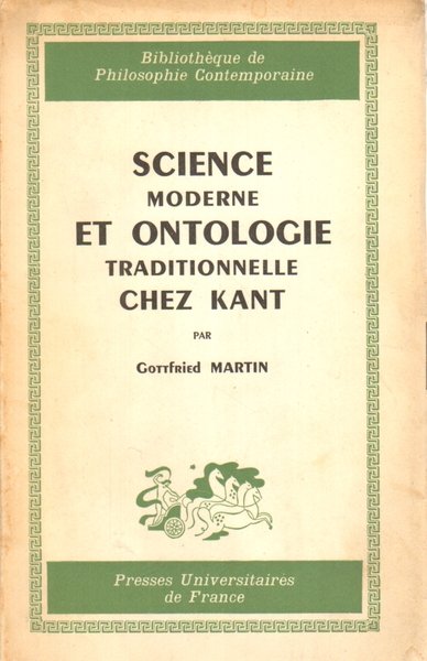 Science moderne et ontologie traditionnelle chez Kant