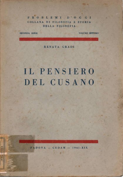 Il pensiero del Cusano